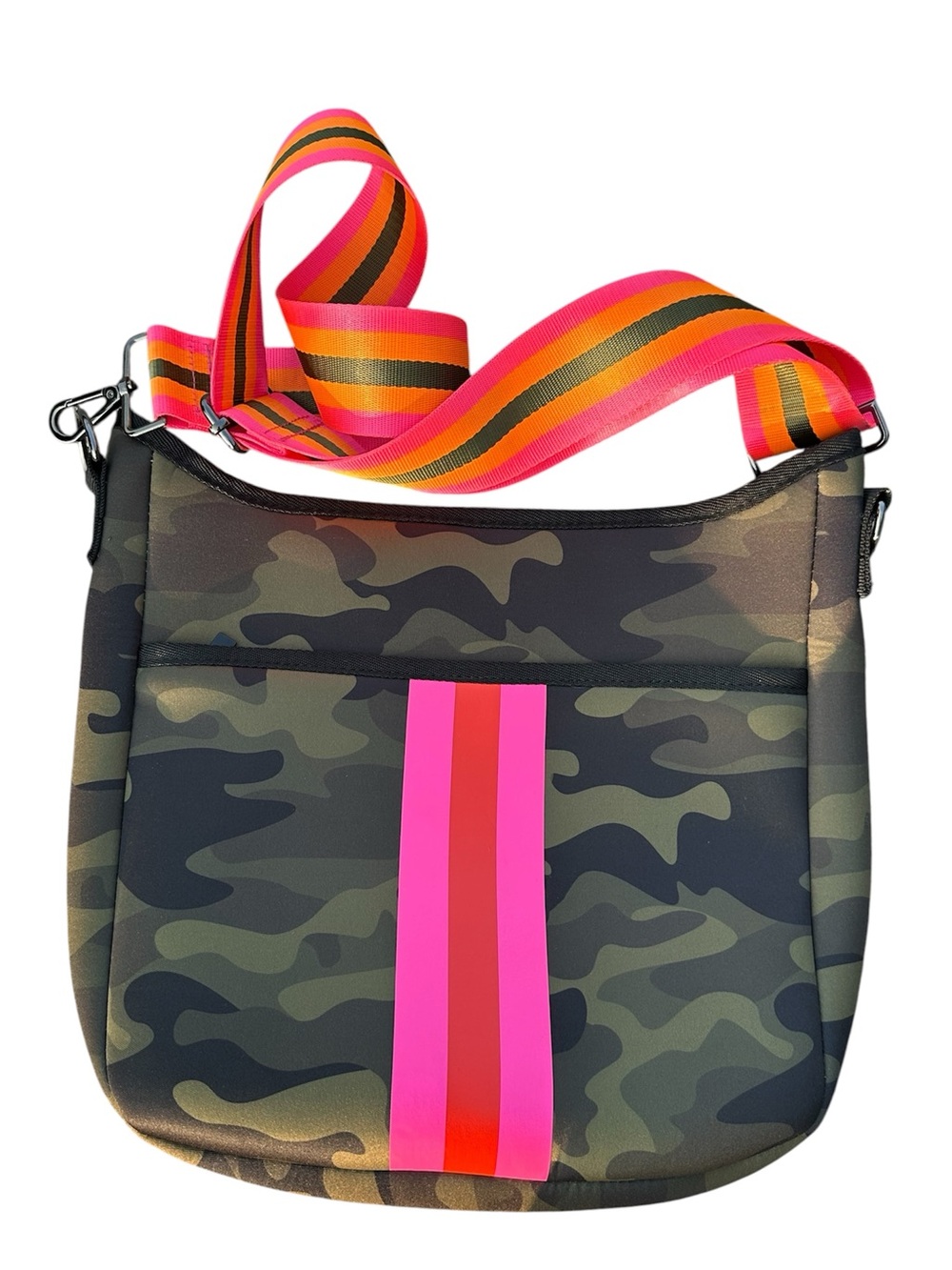 Haute Shore Blake Showoff Neoprene Camo Crossbody Bag | Like New - Picture 2 of 7